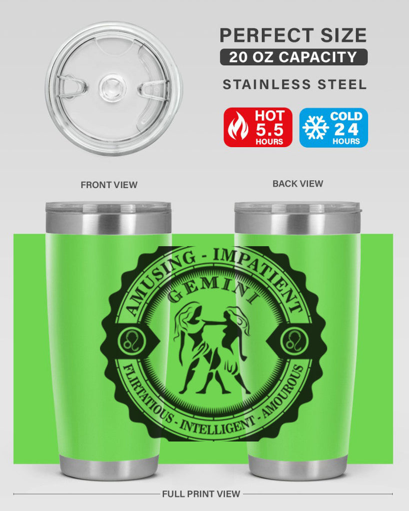 Gemini 11#- zodiac- Tumbler