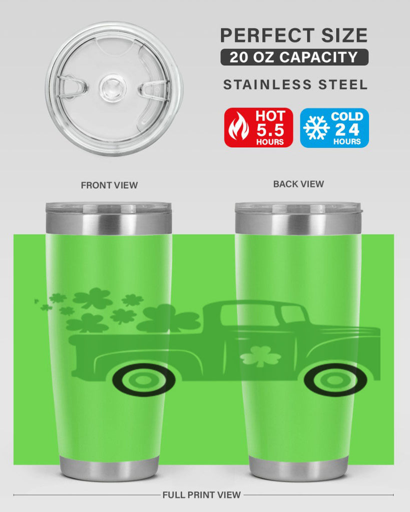 Green Truck Style 97#- St Patricks Day- Tumbler