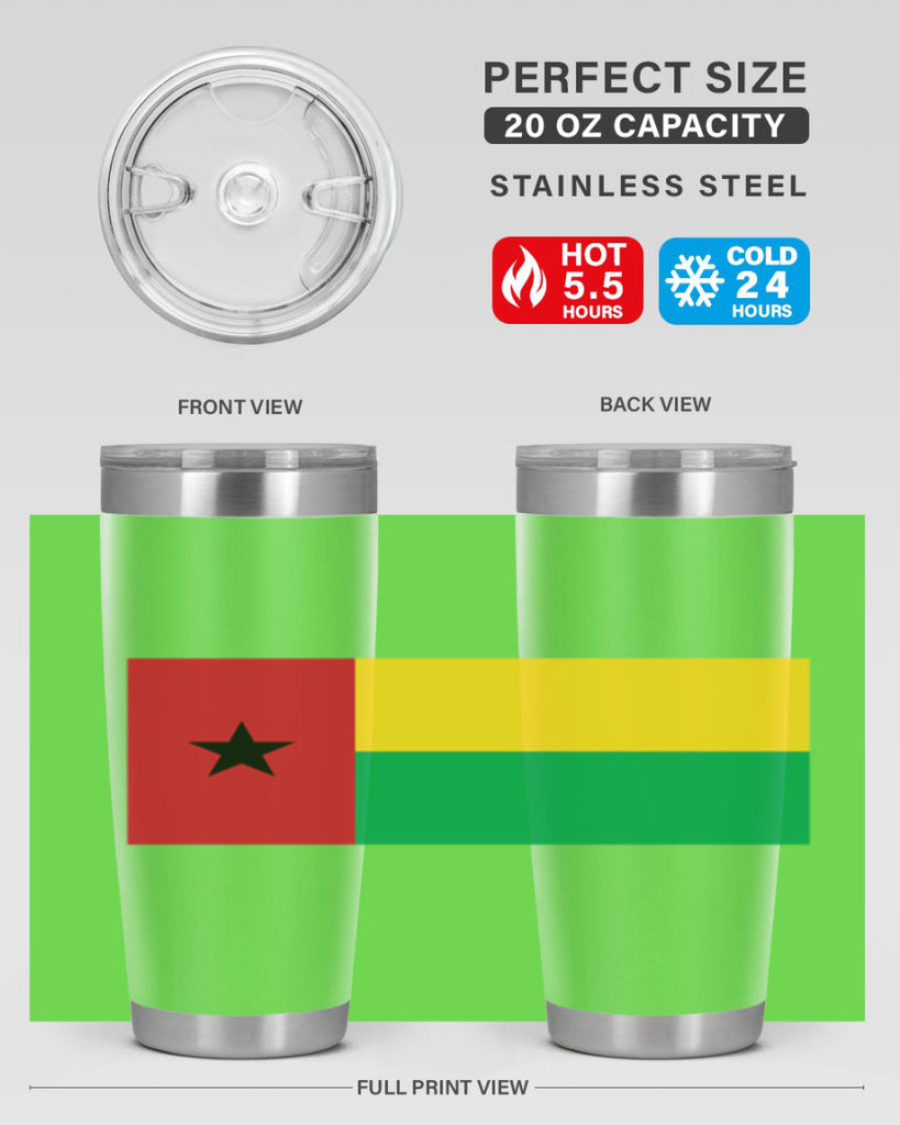 GuineaBissau 128#- world flags- Tumbler