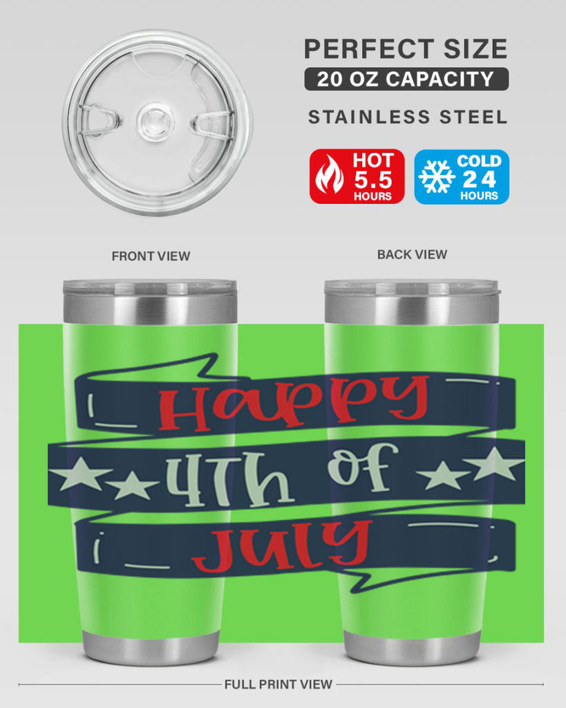 Happy th Of July Style 154#- Fourt Of July- Tumbler