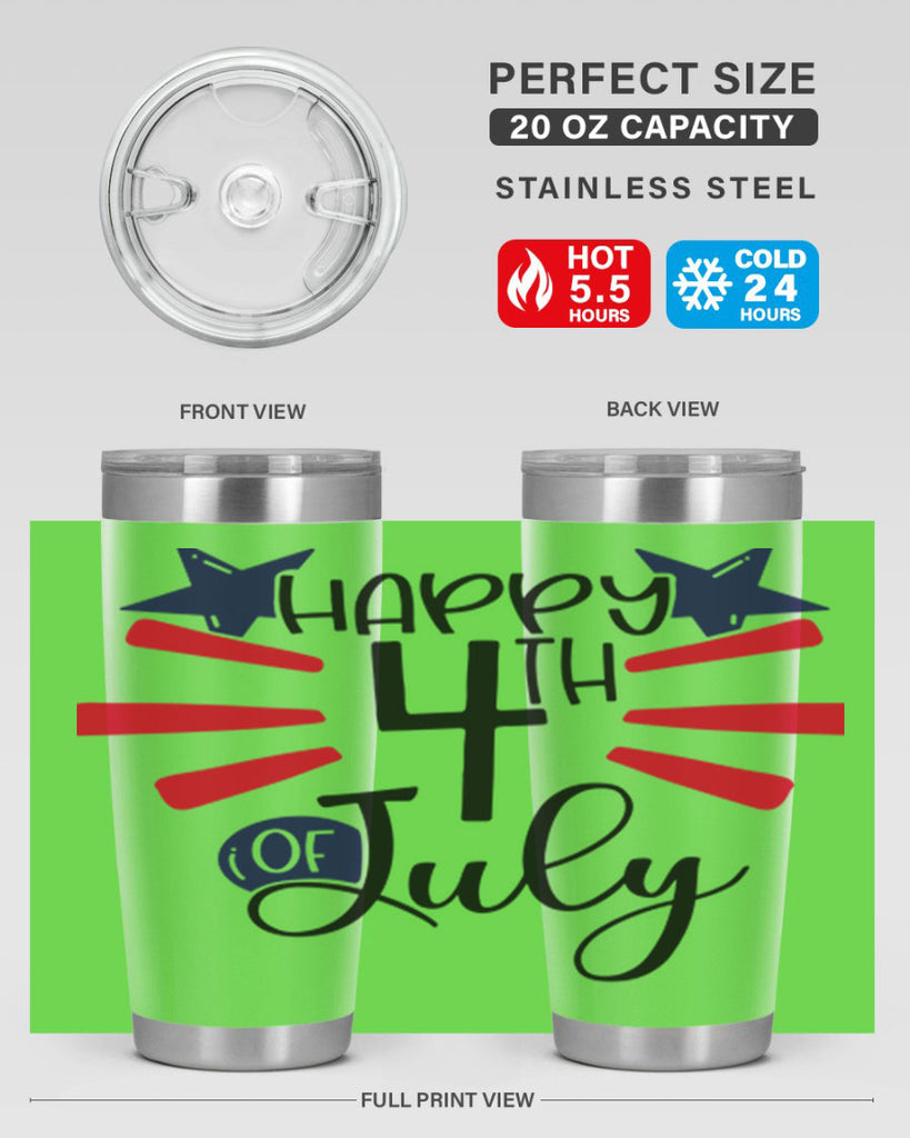Happy th Of July Style 155#- Fourt Of July- Tumbler