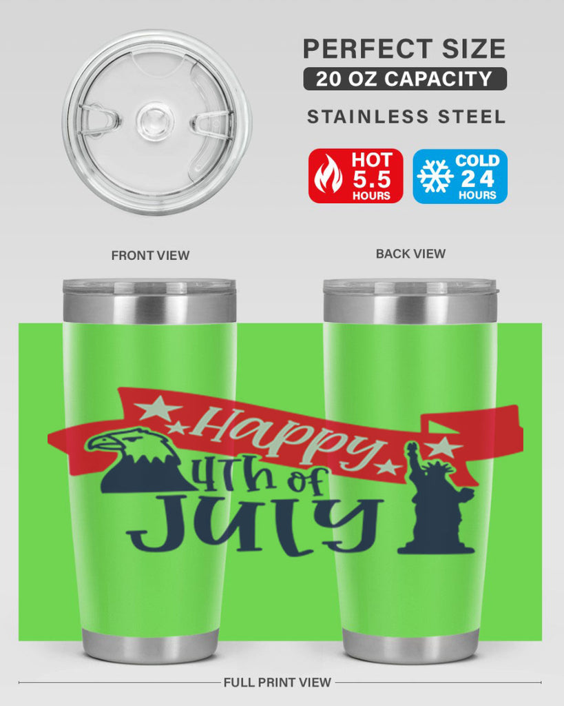 Happy th Of July Style 156#- Fourt Of July- Tumbler
