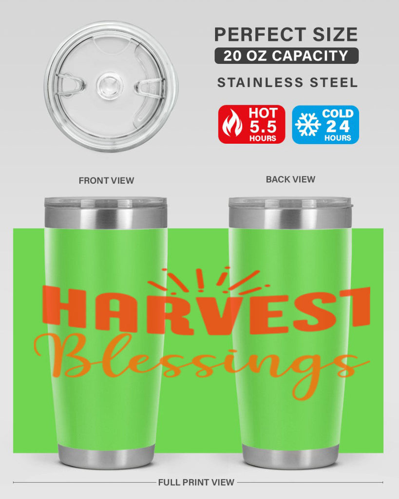 Harvest Blessings Design 264#- fall- Tumbler