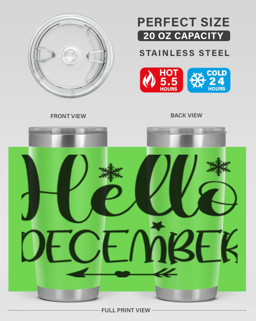 Hello December161#- winter- Tumbler