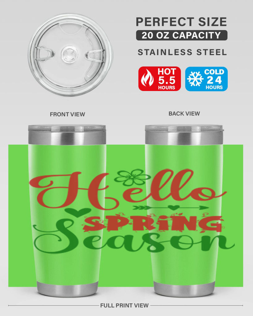 Hello Spring Season 224#- spring- Tumbler