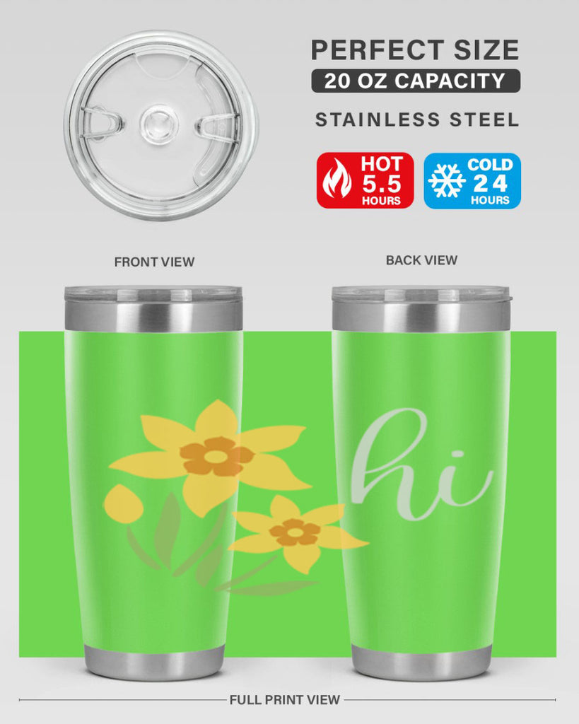 Hi daffodil flower236#- spring- Tumbler