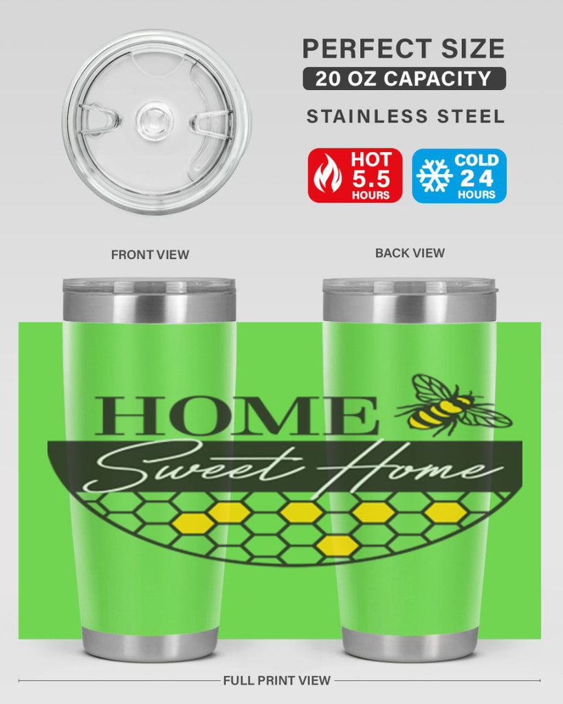 Home Sweet home bee and hive244#- spring- Tumbler
