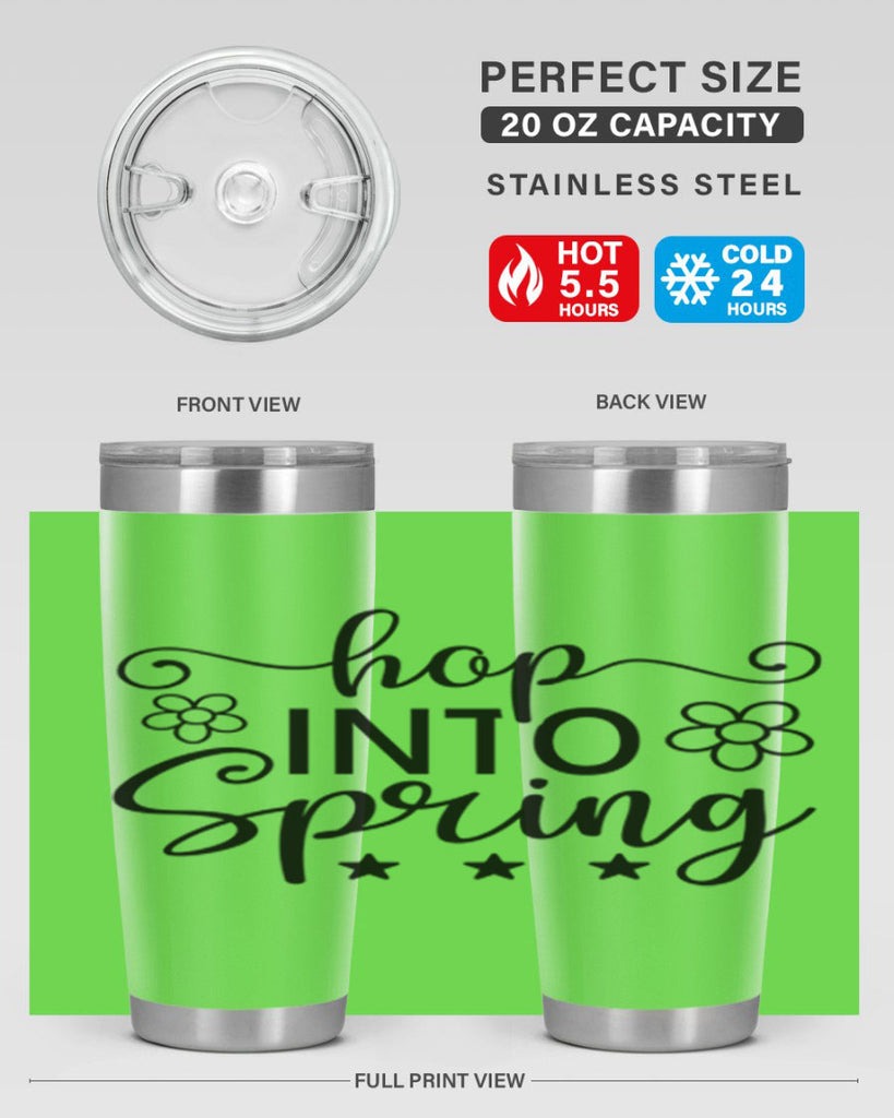 Hop into spring  252#- spring- Tumbler