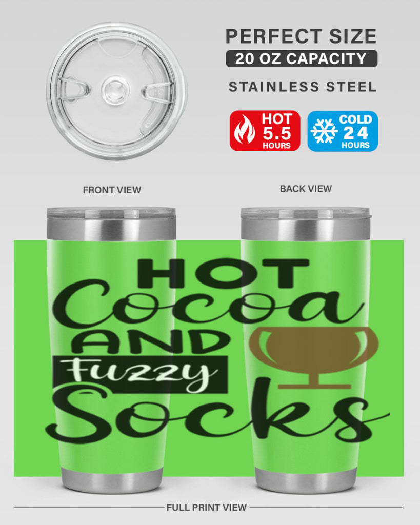 Hot Cocoa And Fuzzy Socks 218#- winter- Tumbler