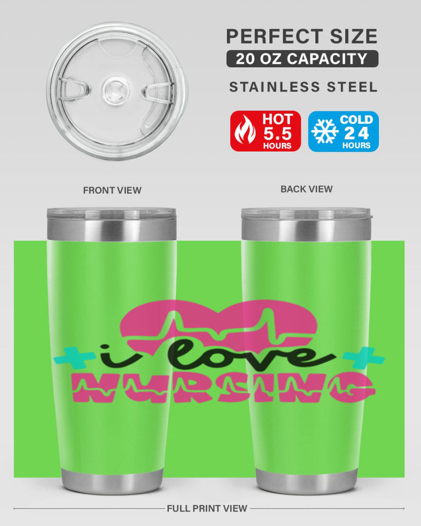 I Love Nursing Style Style 170#- nurse- tumbler