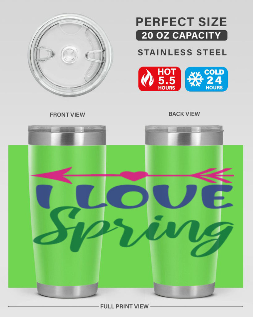 I Love Spring 272#- spring- Tumbler