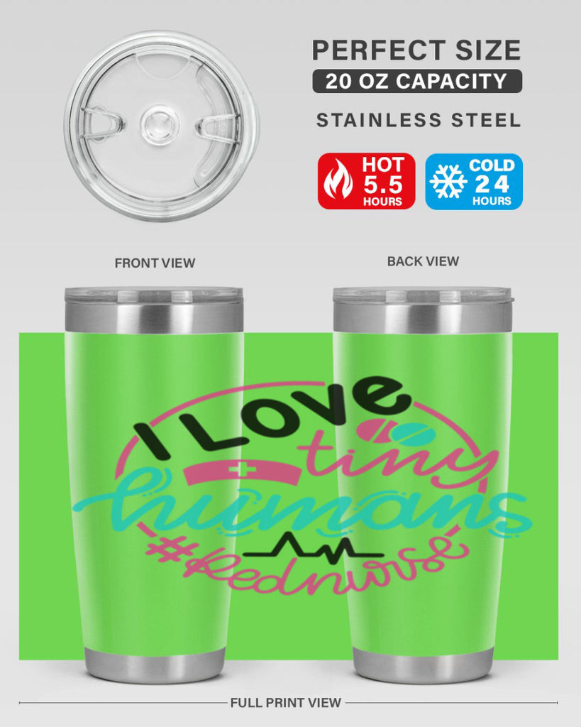 I Love Tiny Humans Red Nurse Style Style 167#- nurse- tumbler