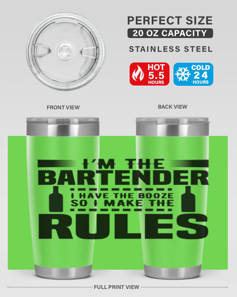 I am the Bartender Style 2#- bartender- tumbler