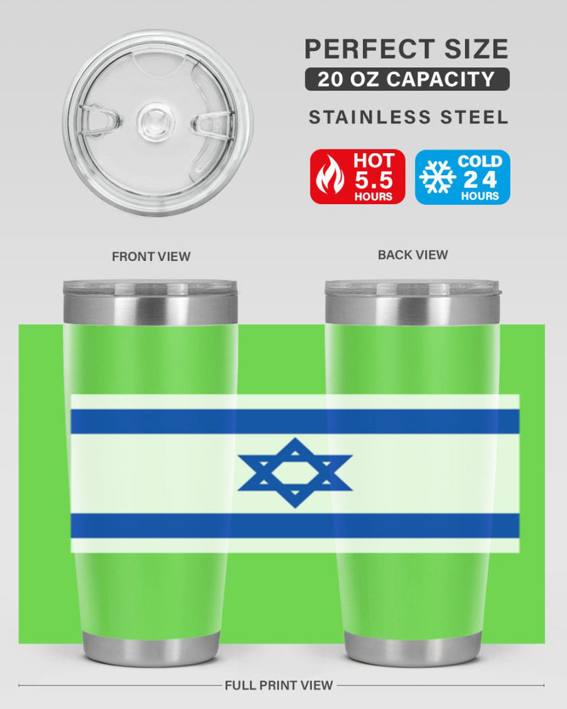 Israel 116#- world flags- Tumbler