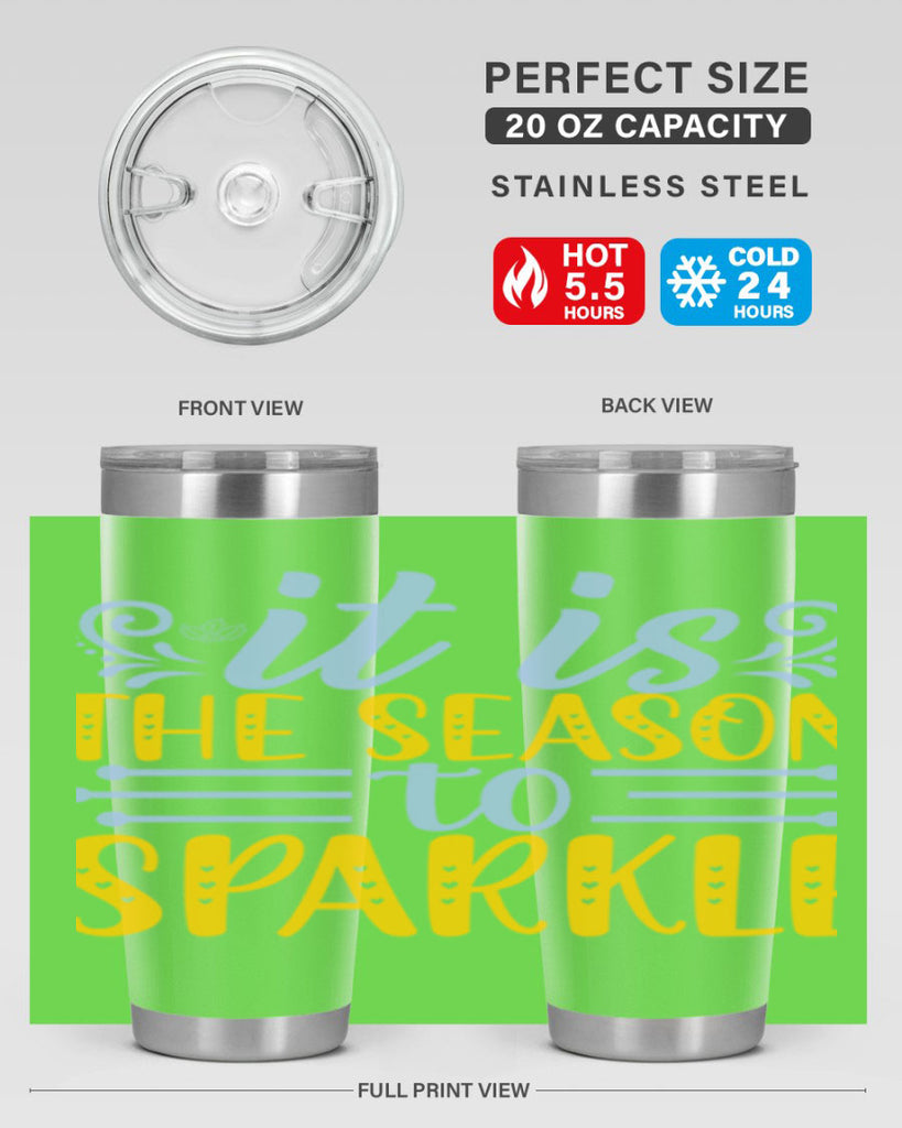 It is the season to sparkle256#- winter- Tumbler