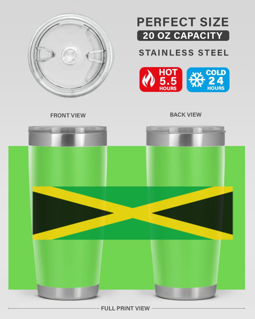 Jamaica 114#- world flags- Tumbler