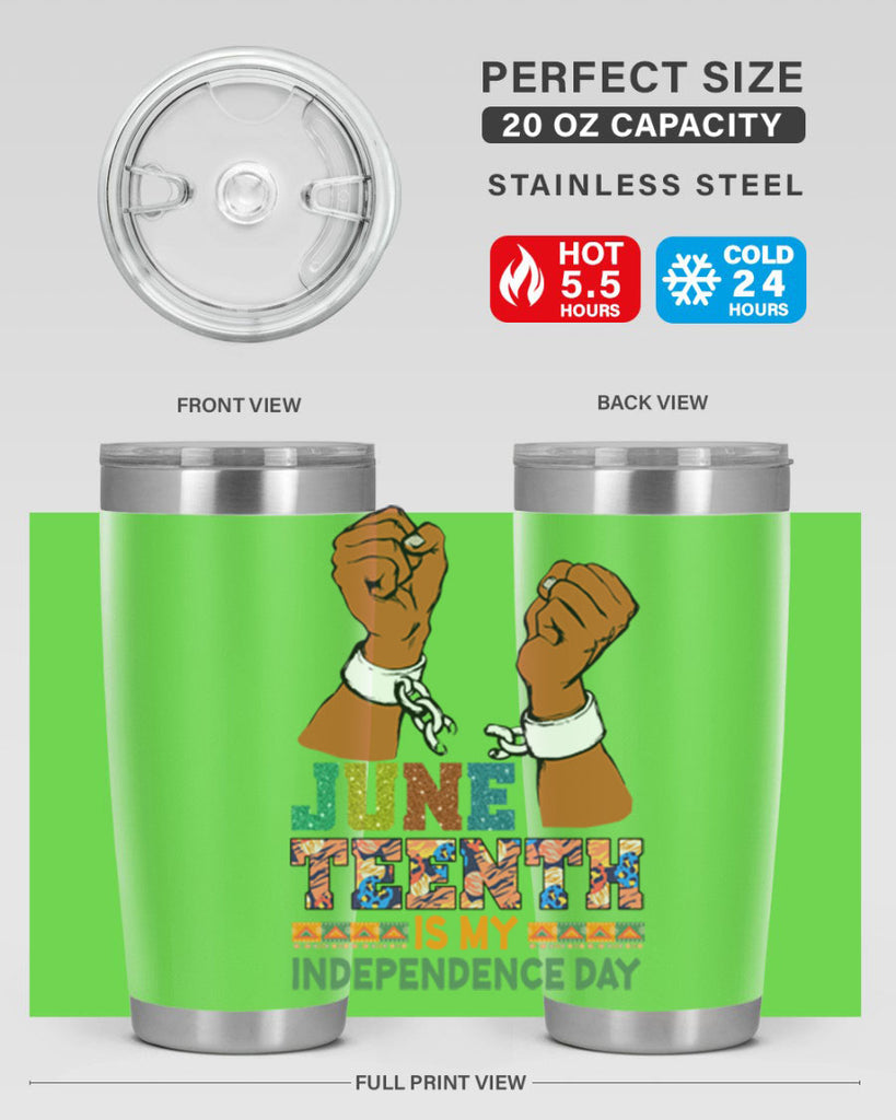 Juneteenth Is My Independence Day Png 29#- Juneteenth- tumbler