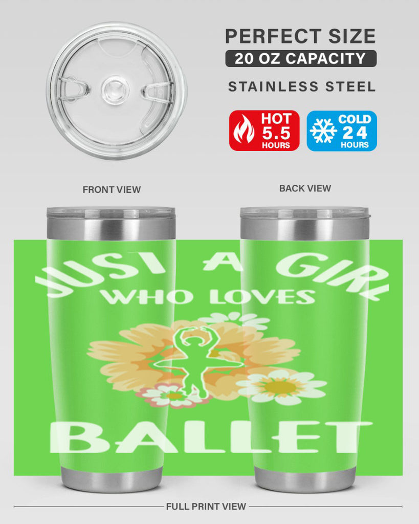 Just a Girl Who Loves Ballet 56#- ballet- Tumbler