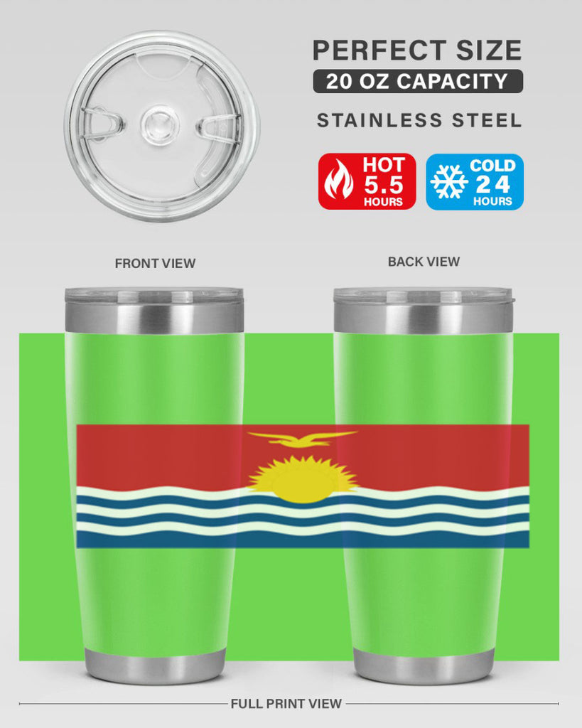 Kiribati 109#- world flags- Tumbler