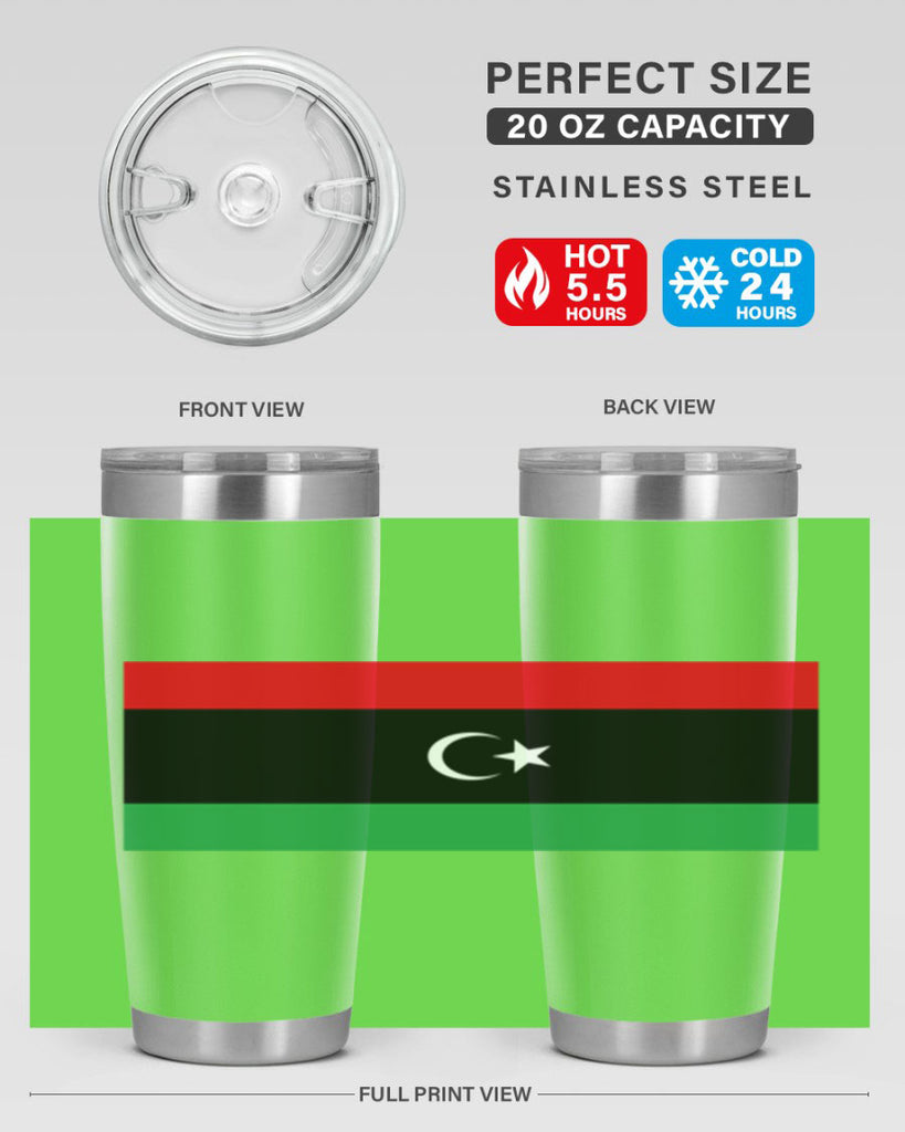 Libya 100#- world flags- Tumbler