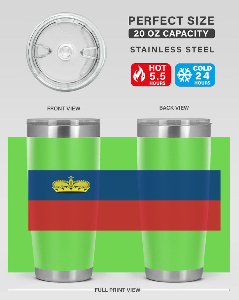 Liechtenstein 99#- world flags- Tumbler
