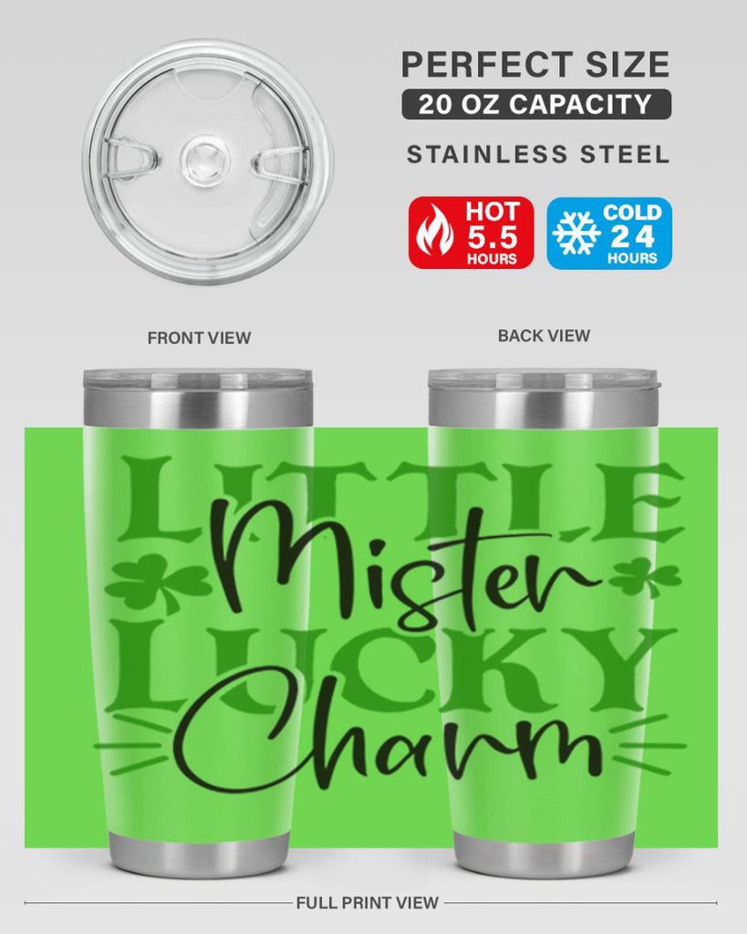 Little Mister Lucky Charm Style 153#- St Patricks Day- Tumbler