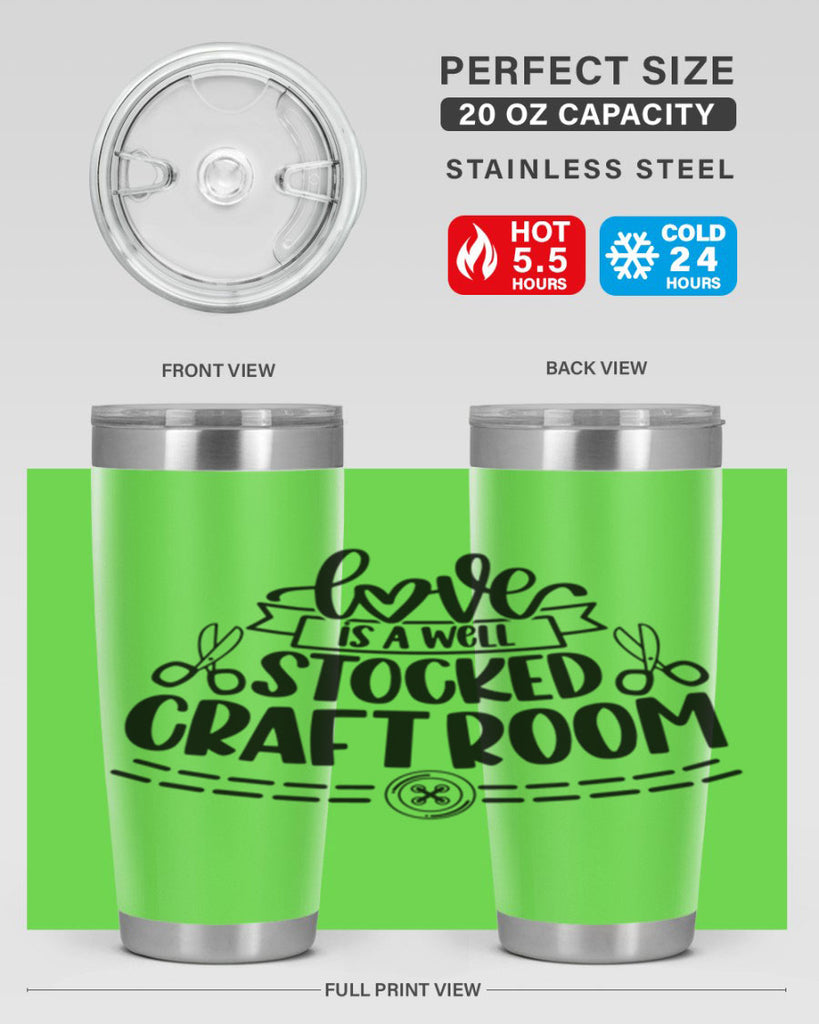 Love Is A Well Stocked 13#- crafting- Tumbler