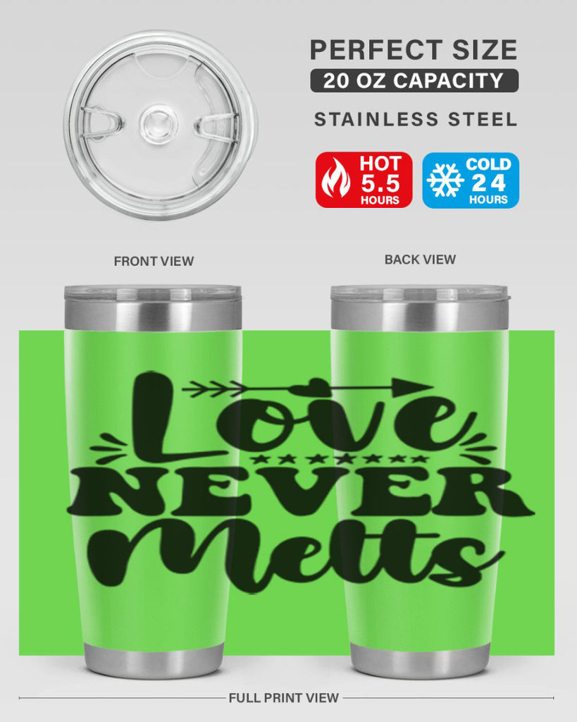 Love Never Melts 310#- winter- Tumbler