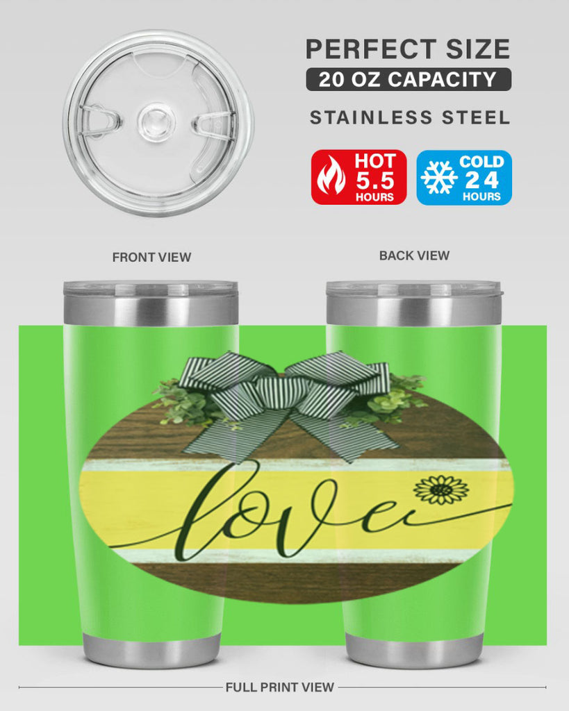 Love and daisy Mockup326#- spring- Tumbler