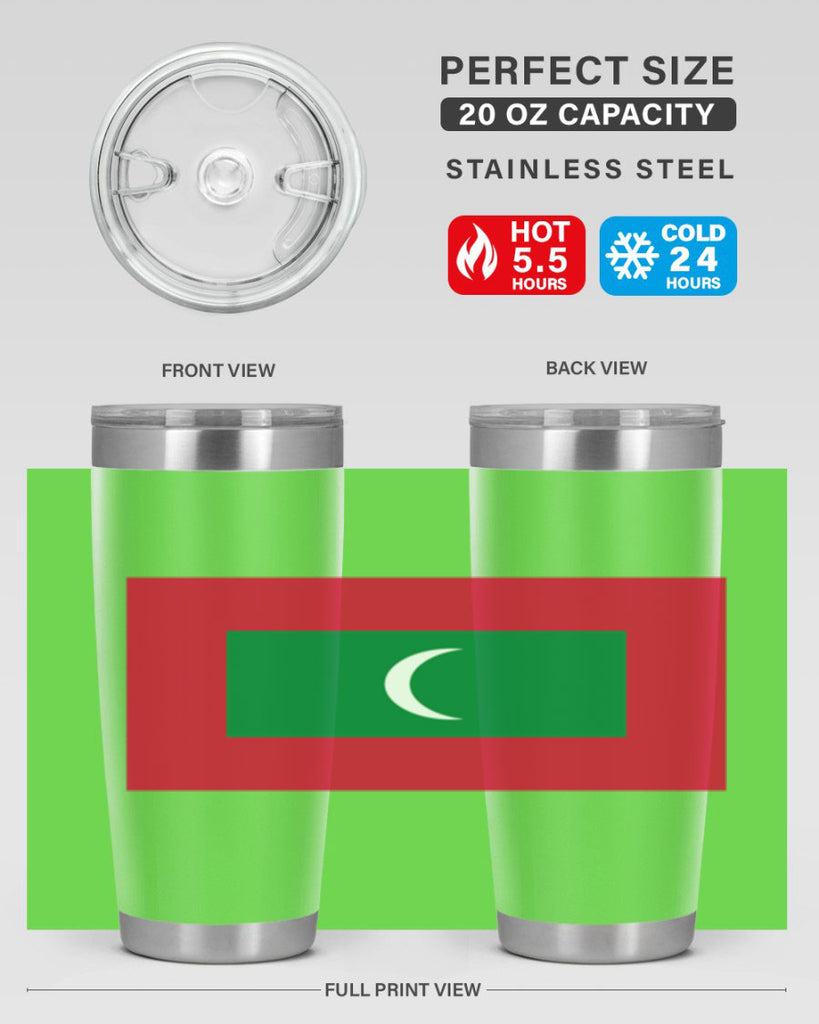 Maldives 93#- world flags- Tumbler