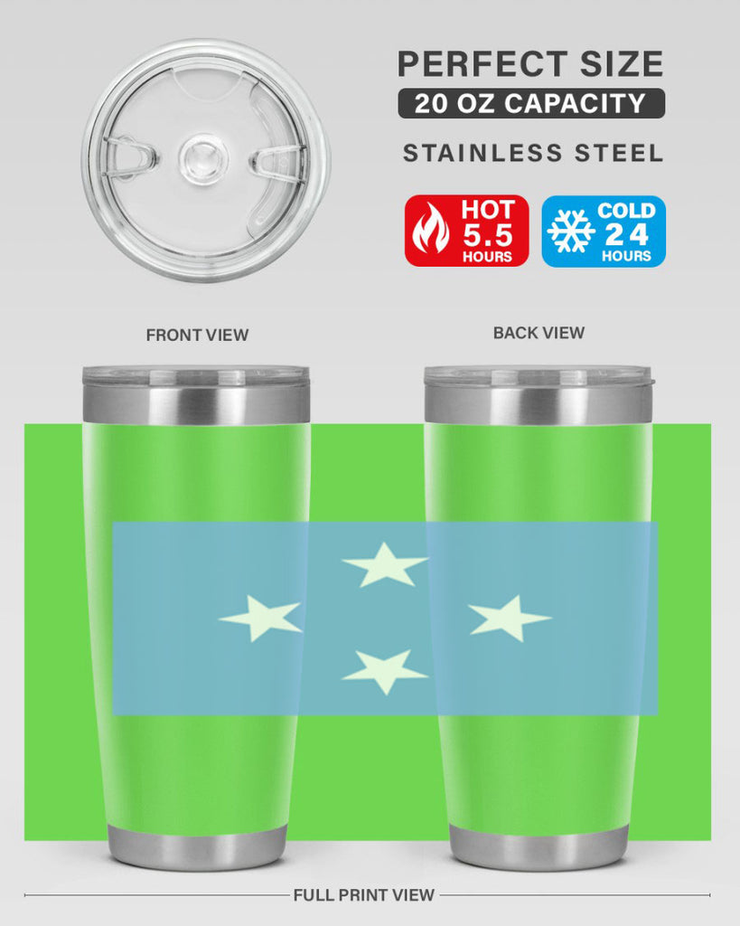 Micronesia 86#- world flags- Tumbler