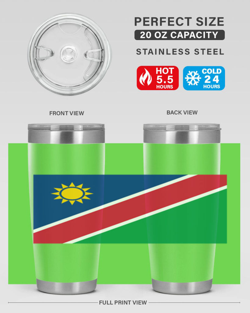 Namibia 78#- world flags- Tumbler