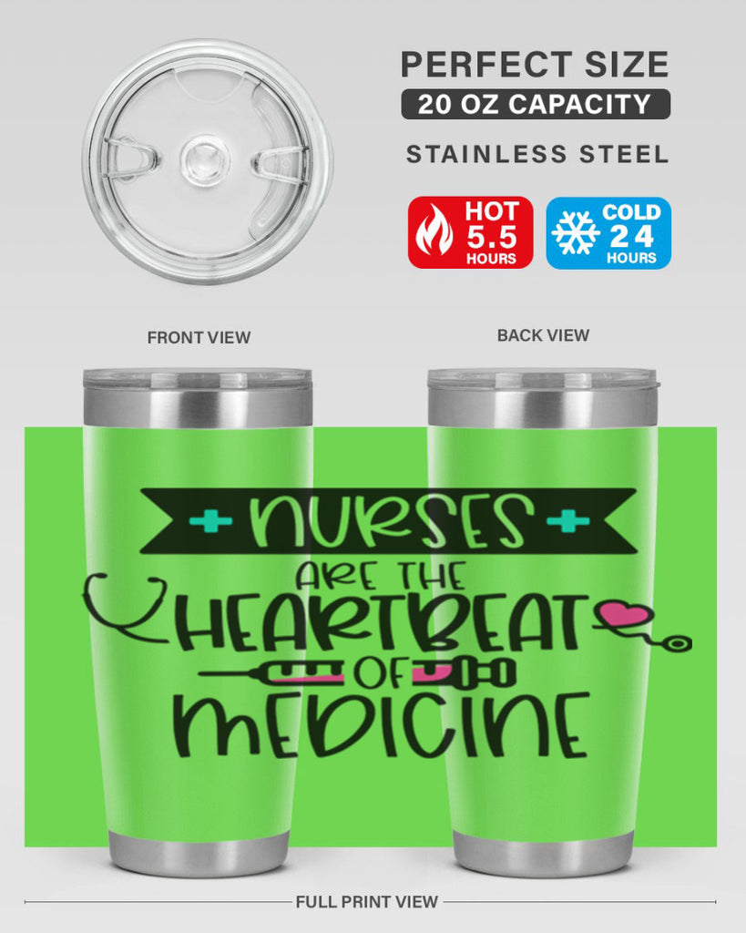 Nurses Are The Heartbeat Of Medicine Style Style 91#- nurse- tumbler