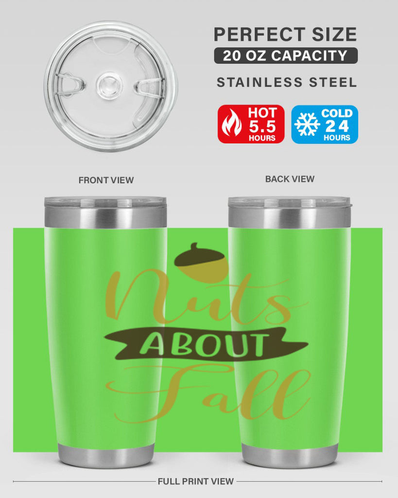 Nuts About Fall 442#- fall- Tumbler
