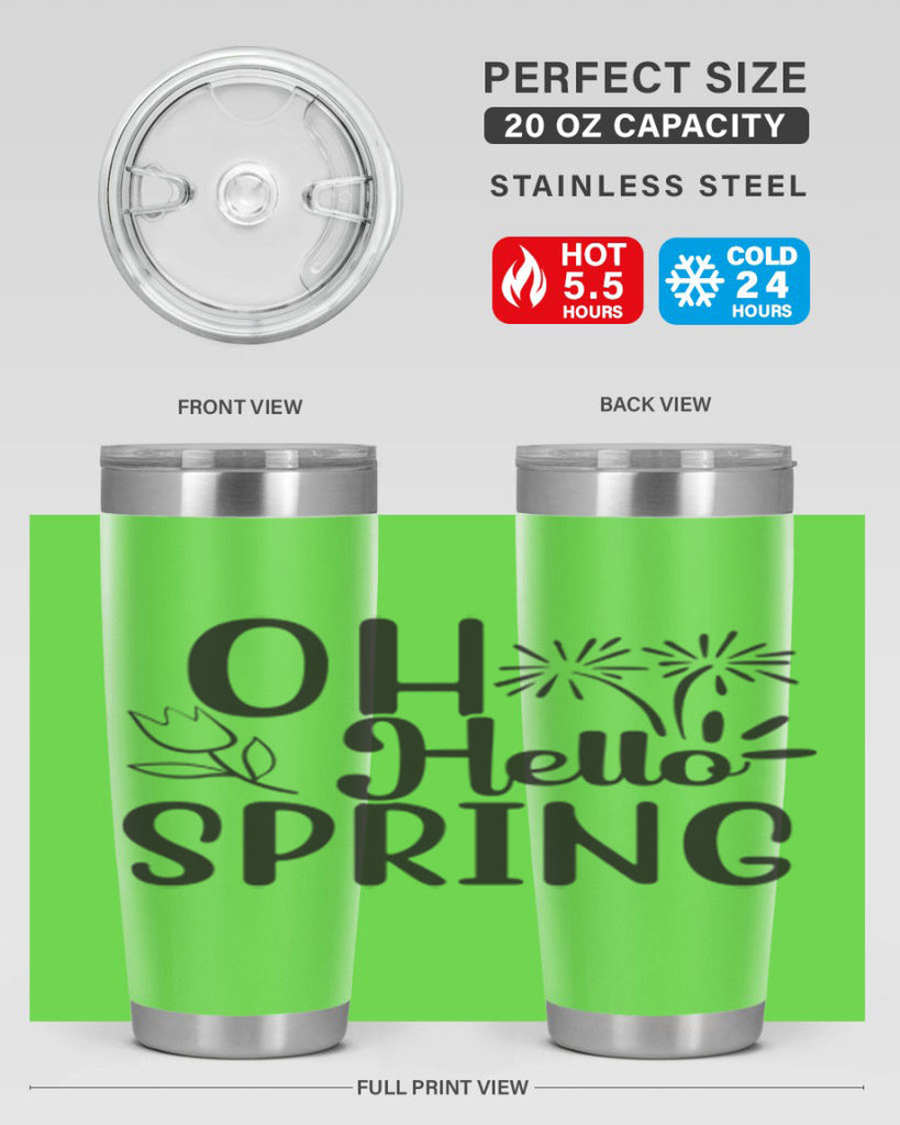 Oh hello spring 358#- spring- Tumbler