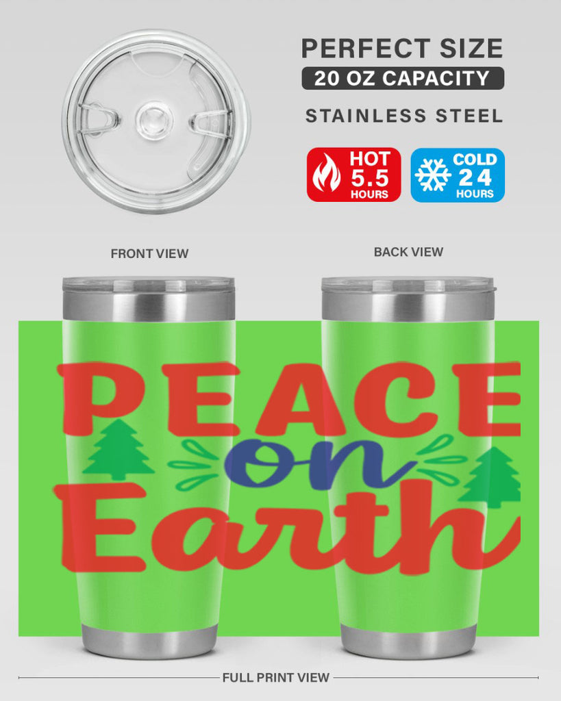 Peace on Earth 336#- winter- Tumbler