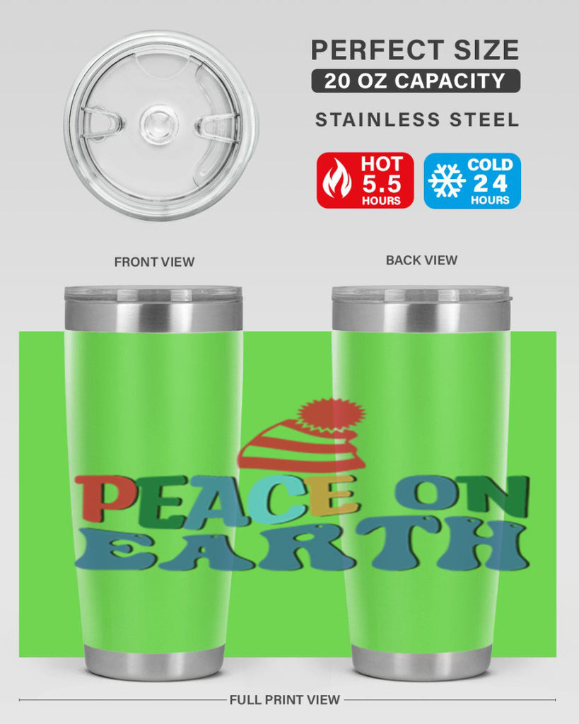 Peace on Earth 337#- winter- Tumbler