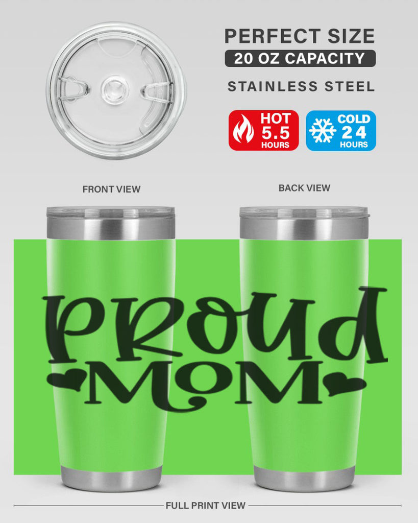 Proud Mom 2031#- baseball- Tumbler