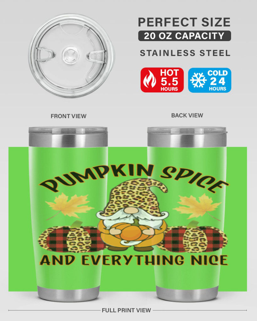 Pumpkin Spice and Everything Nice 534#- fall- Tumbler