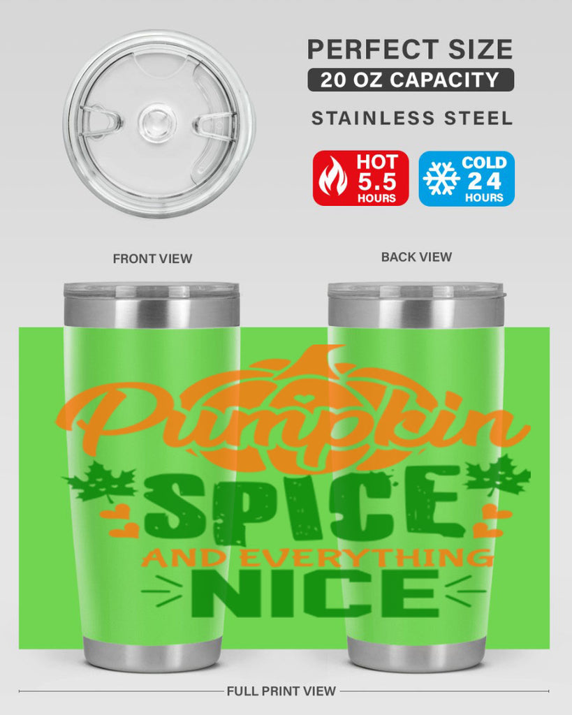 Pumpkin Spice and Everything Nice 538#- fall- Tumbler