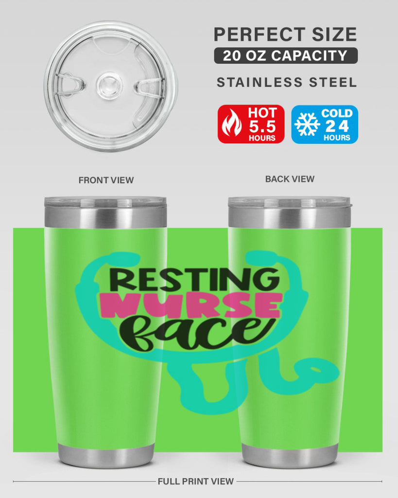 Resting Nurse Face Style Style 57#- nurse- tumbler