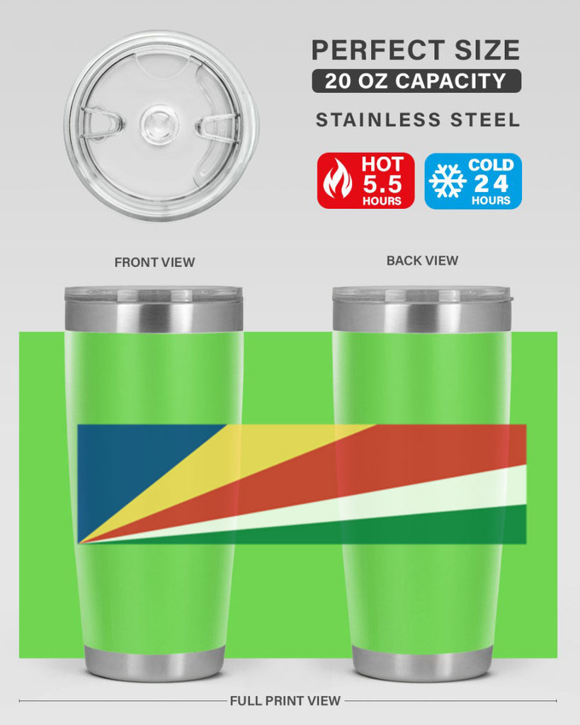 Seychelles 43#- world flags- Tumbler