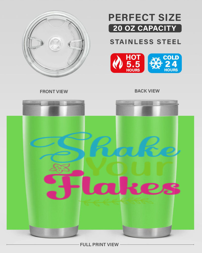 Shake Your Flakes 356#- winter- Tumbler