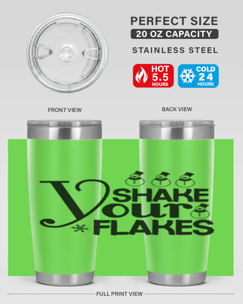 Shake Your Flakes 357#- winter- Tumbler