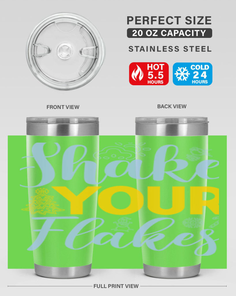 Shake your flakes361#- winter- Tumbler