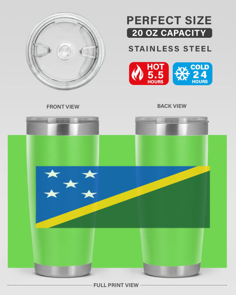 Solomon Islands 38#- world flags- Tumbler