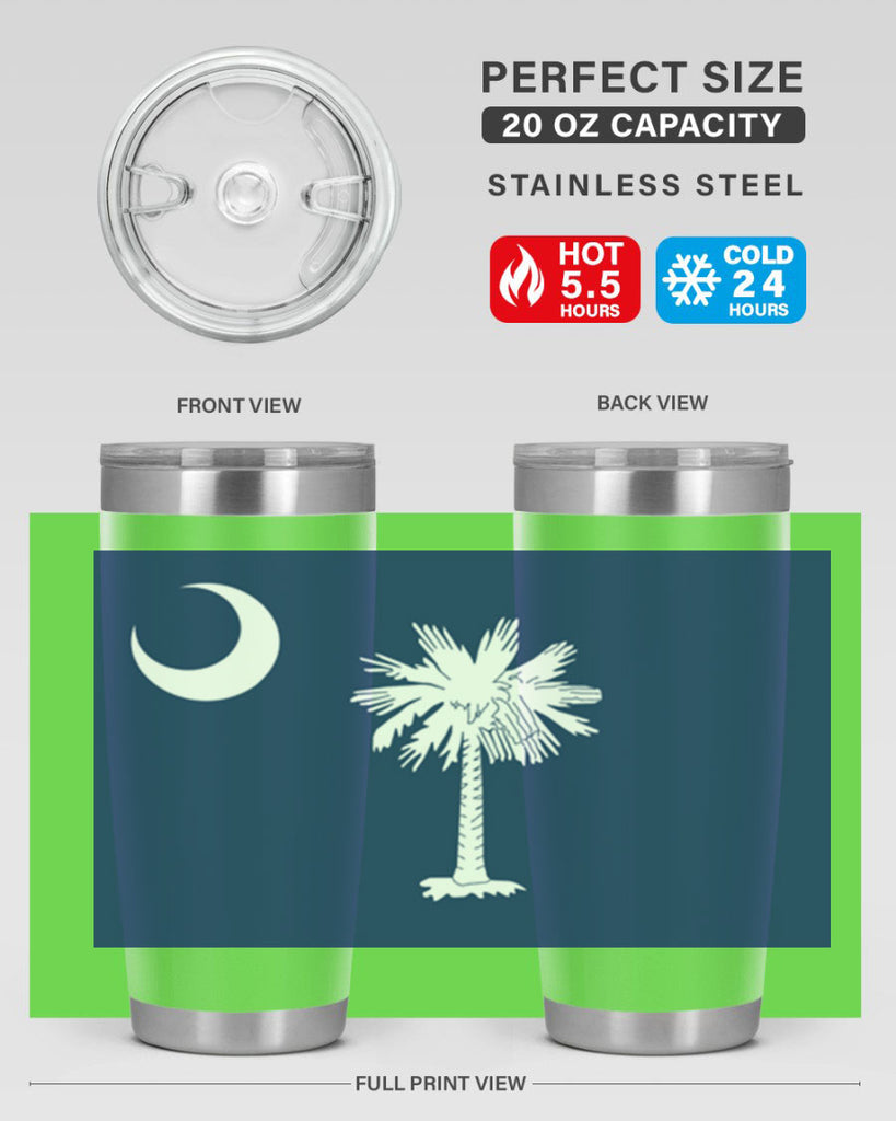 South Carolina 12#- Us Flags- Tumbler