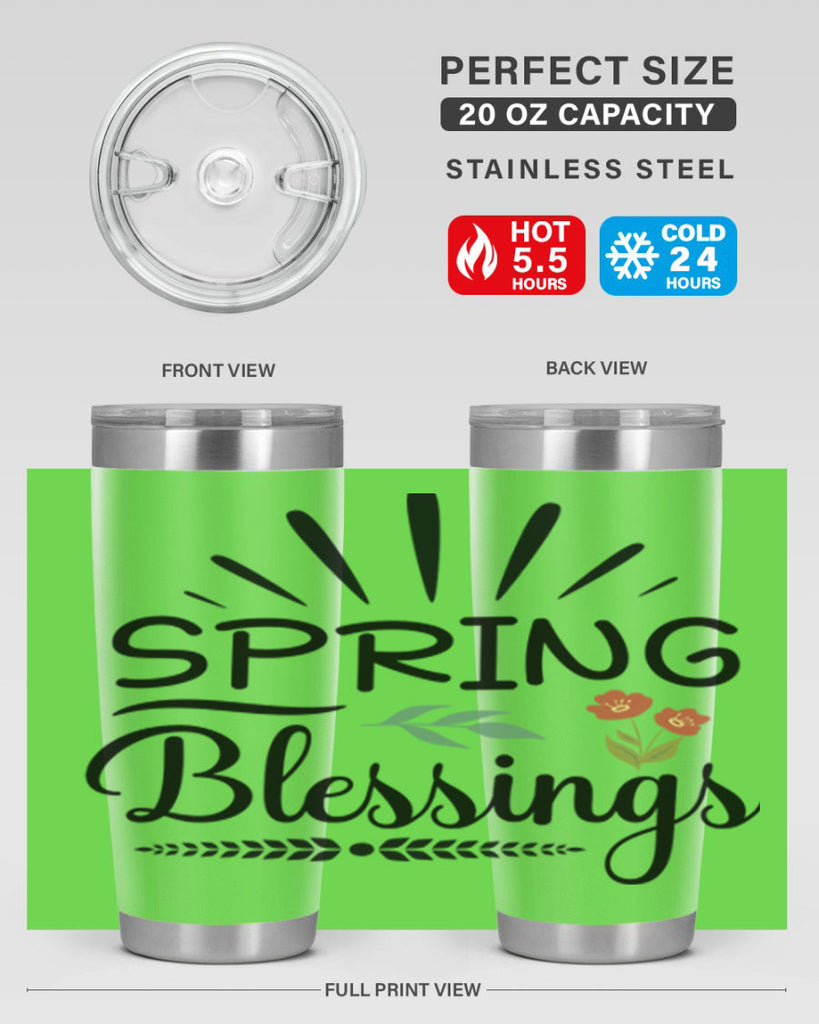 Spring Blessings  482#- spring- Tumbler