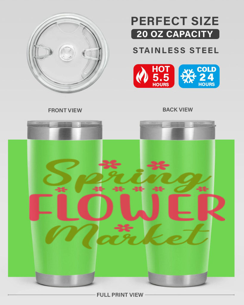 Spring Flower Market 423#- spring- Tumbler