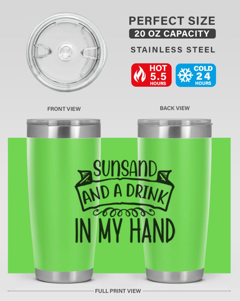Sunsandandadrinkin 483#- zodiac- Tumbler